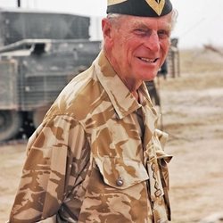El Duque de Edimburgo en Irak