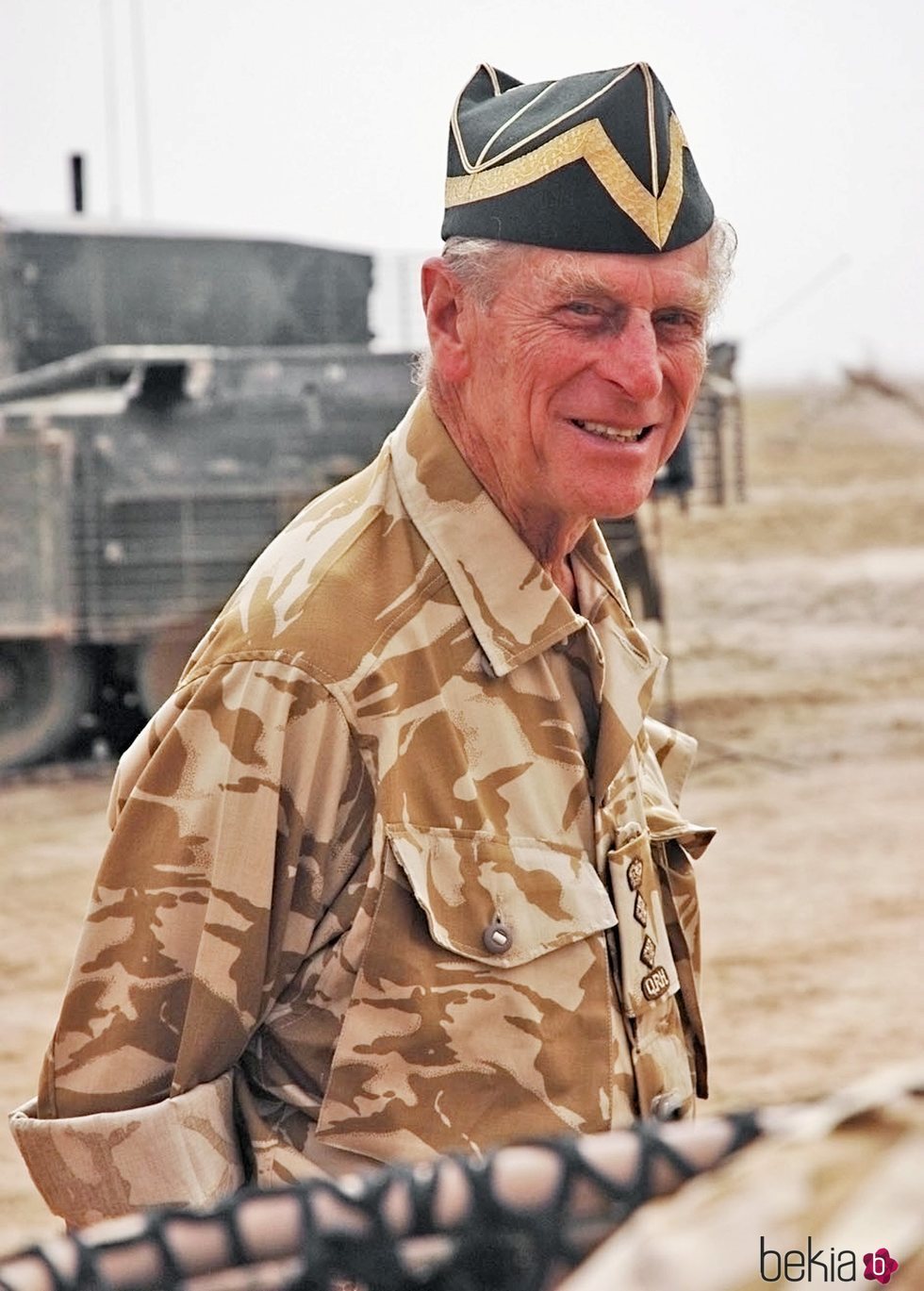 El Duque de Edimburgo en Irak