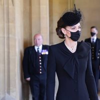 Kate Middleton es fotografiada durante el funeral del Duque de Edimburgo