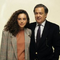 Pedro Carrasco con su hija Rocío Carrasco