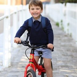 El Príncipe Luis en su primer día de escuela infantil