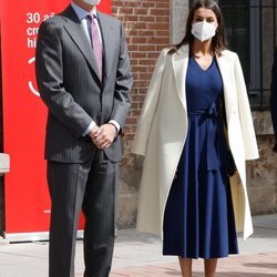 Los Reyes Felipe y Letizia en el acto con motivo del Día Internacional del Libro