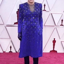 Glenn Close en la alfombra roja de los Premios Oscar 2021