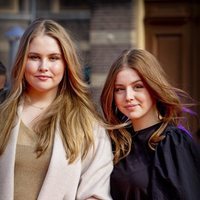 Amalia de Holanda y Alexia de Holanda en el concierto del Día del Rey 2021