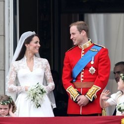 El Príncipe Guillermo y Kate Middleton en su boda