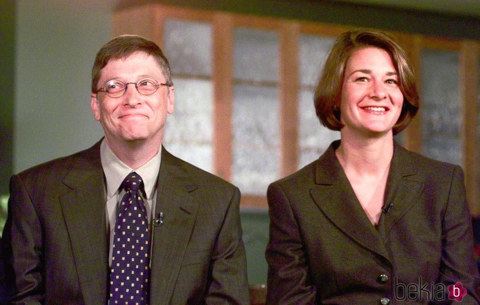Bill Gates y Melinda Gates en 1999