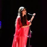Olivia Rodrigo en su actuación en los Brit Awards 2021