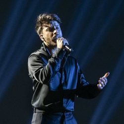 Blas Cantó es fotografiado durante el primer ensayo de Eurovisión 2021