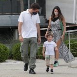 Benji Aparicio, Laura Matamoros y su hijo Matías juntos por Madrid