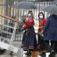 Marta Luisa de Noruega y Leah Behn en el Día Nacional de Noruega 2021