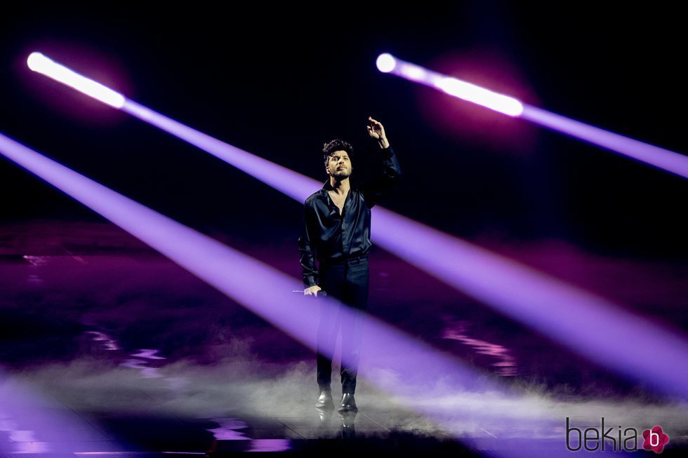 Blas Cantó en un nuevo ensayo de Eurovisión 2021