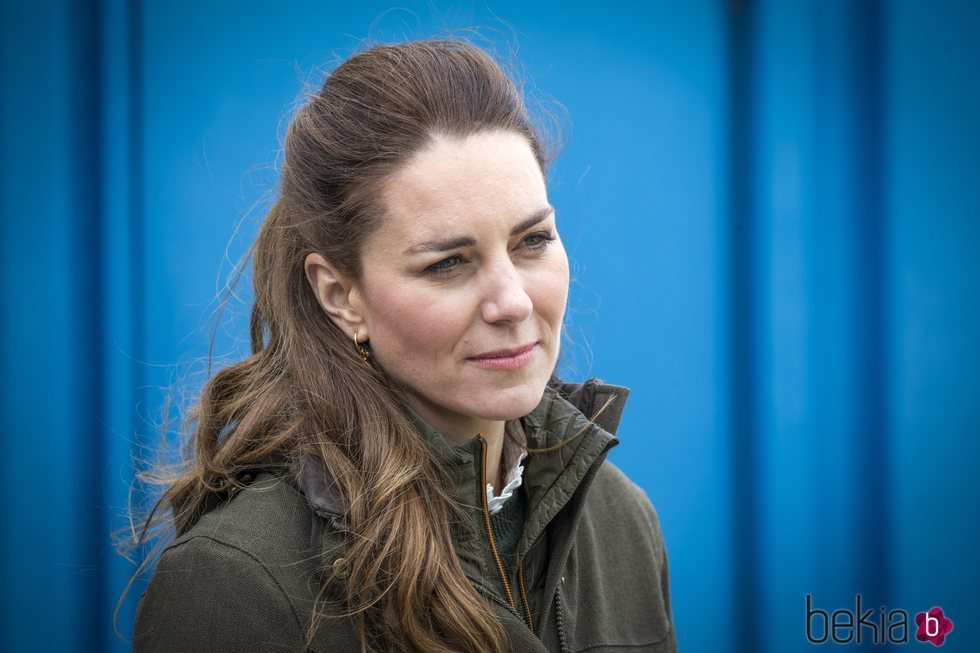 Kate Middleton en el Centro Europeo de Energía Marina en las Islas Orcadas durante su viaje a Escocia