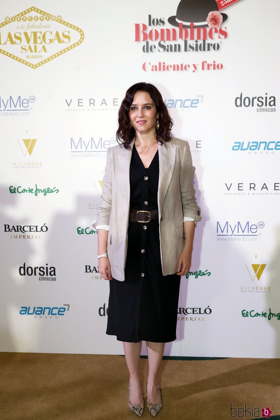 Isabel Díaz Ayuso en los Premios Bombines de San Isidro 2021