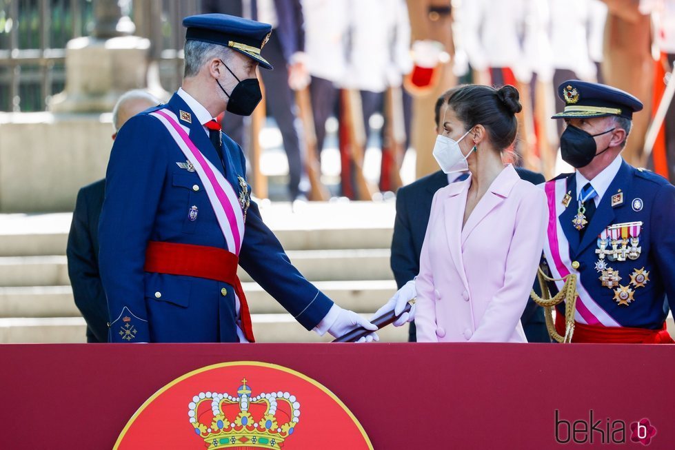 Los Reyes Felipe y Letizia presiden el Día de las Fuerzas Armadas 2021 en Madrid