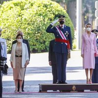 Los Reyes Felipe y Letizia y el resto de autoridades presidiendo el Día de las Fuerzas Armadas 2021 en Madrid