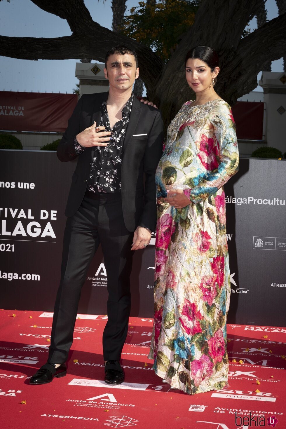 Canco Rodríguez y Marta Nogal en la gala de inauguración del Festival de Málaga 2021
