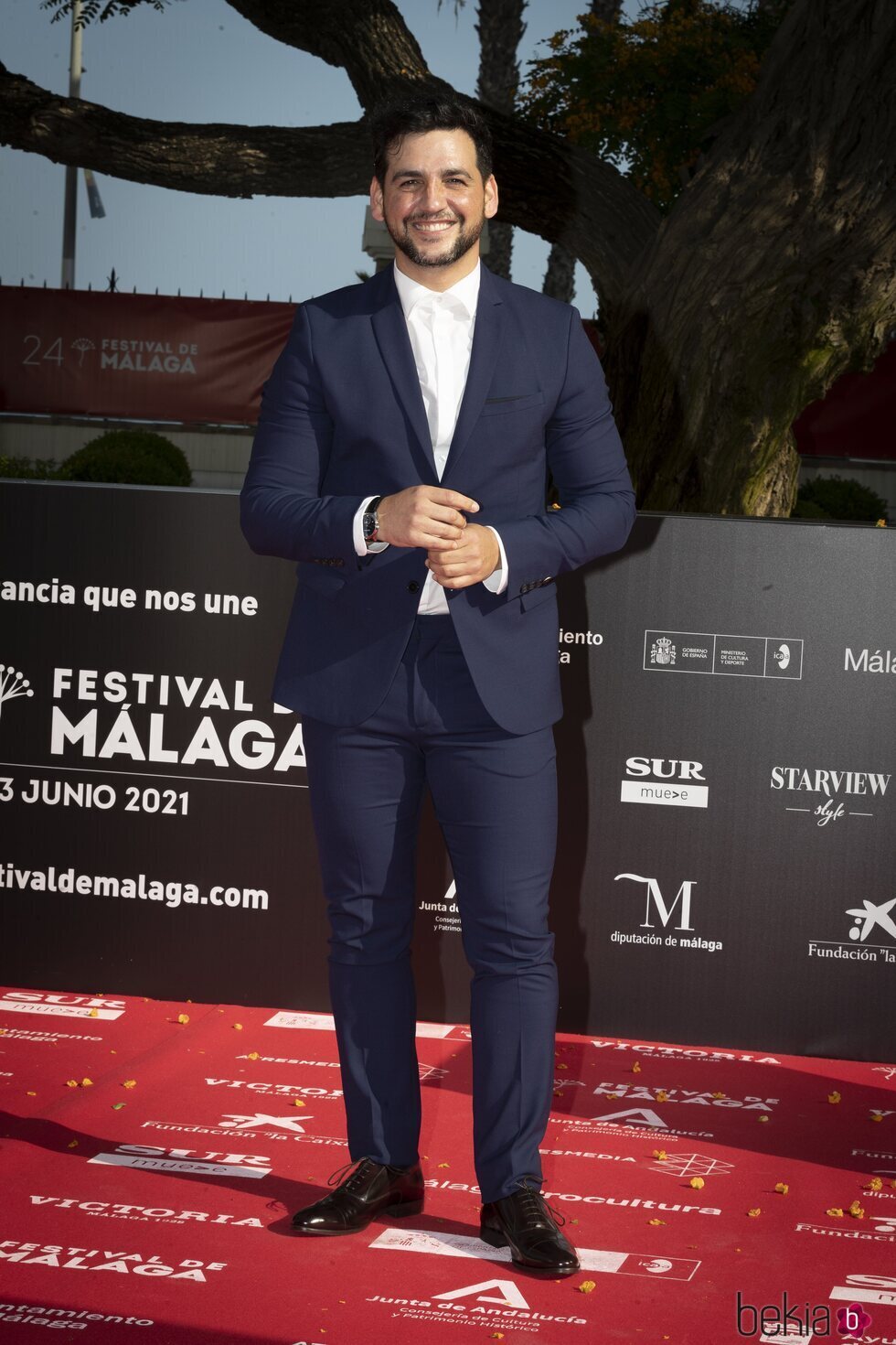 Fran Perea en la gala de inauguración del Festival de Málaga 2021
