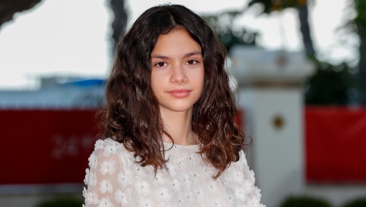 Ava Salazar, la hija de Paz Vega, en la alfombra roja del Festival de Málaga 2021