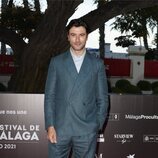 Javier Rey en la alfombra roja del Festival de Málaga 2021