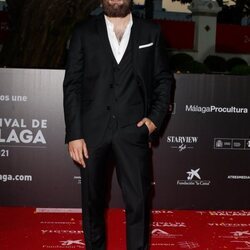 Ricardo Gómez en la alfombra roja del Festival de Málaga 2021