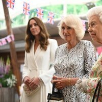 La Reina Isabel, Camilla Parker y Kate Middleton en la Cumbre del G7 en Cornualles