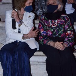 La Reina Sofía e Irene de Grecia en un concierto en Atenas