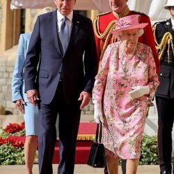 La Reina Isabel y Joe Biden en Windsor Castle