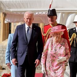 La Reina Isabel y Joe Biden en Windsor Castle