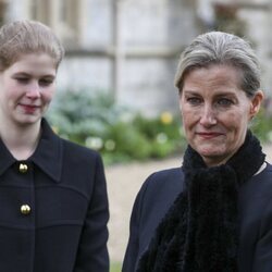 La Condesa de Wessex y Lady Louise Mountbatten-Windsor tras la muerte del Duque de Edimburgo