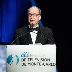 Alberto de Mónaco en la clausura del Festival de Televisión de Monte-Carlo 2021