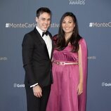 Louis Ducruet y Marie Chevallier en la clausura del Festival de Televisión de Monte-Carlo 2021