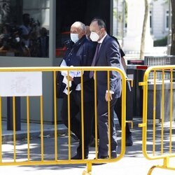 José Luis Moreno saliendo de la Audiencia Nacional