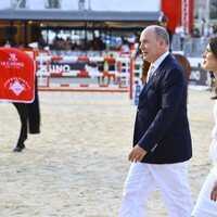Alberto de Mónaco y Carlota Casiraghi en el Concurso de Saltos de Monte-Carlo 2021