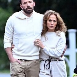 Ben Affleck y Jennifer Lopez durante unas vacaciones en Los Hamptons