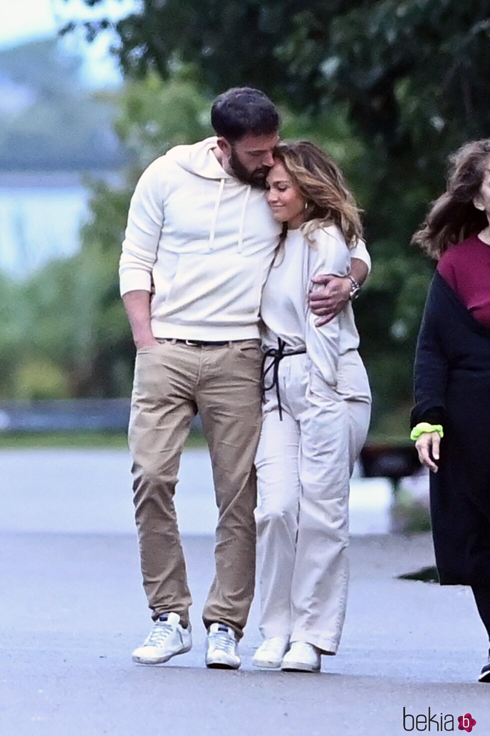 Ben Affleck y Jennifer Lopez, muy enamorados en Los Hamptons