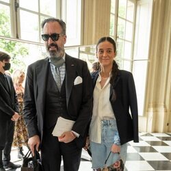 Jaime de Marichalar y Victoria Federica en el desfile de Alta Costura de Dior Otoño/Invierno 2021
