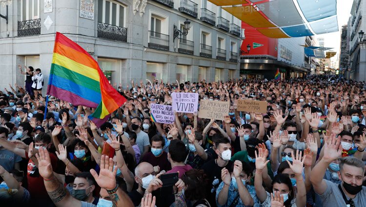 Manifestación en Madrid tras el asesinato de Samuel