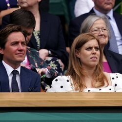 Beatriz de York y Edoardo Mapelli Mozzi en Wimbledon 2021