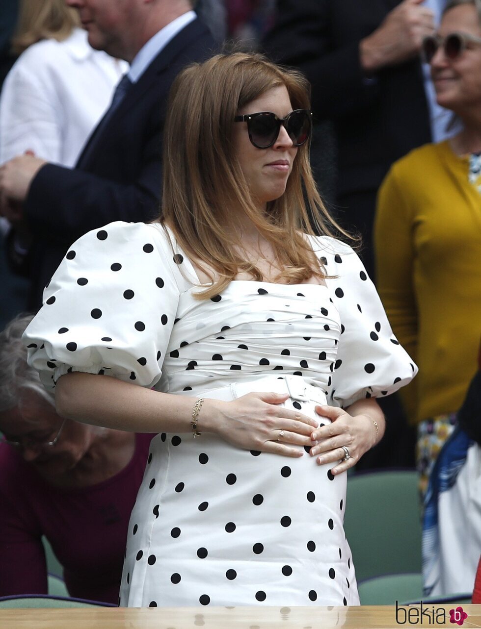 Beatriz de York luce embarazo en Wimbledon 2021