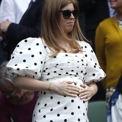 Beatriz de York luce embarazo en Wimbledon 2021