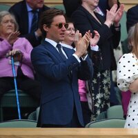 Beatriz de York y Edoardo Mapelli Mozzi aplauden en Wimbledon 2021