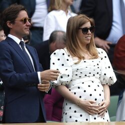 Beatriz de York presume de embarazo junto a Edoardo Mapelli Mozzi en Wimbledon 2021