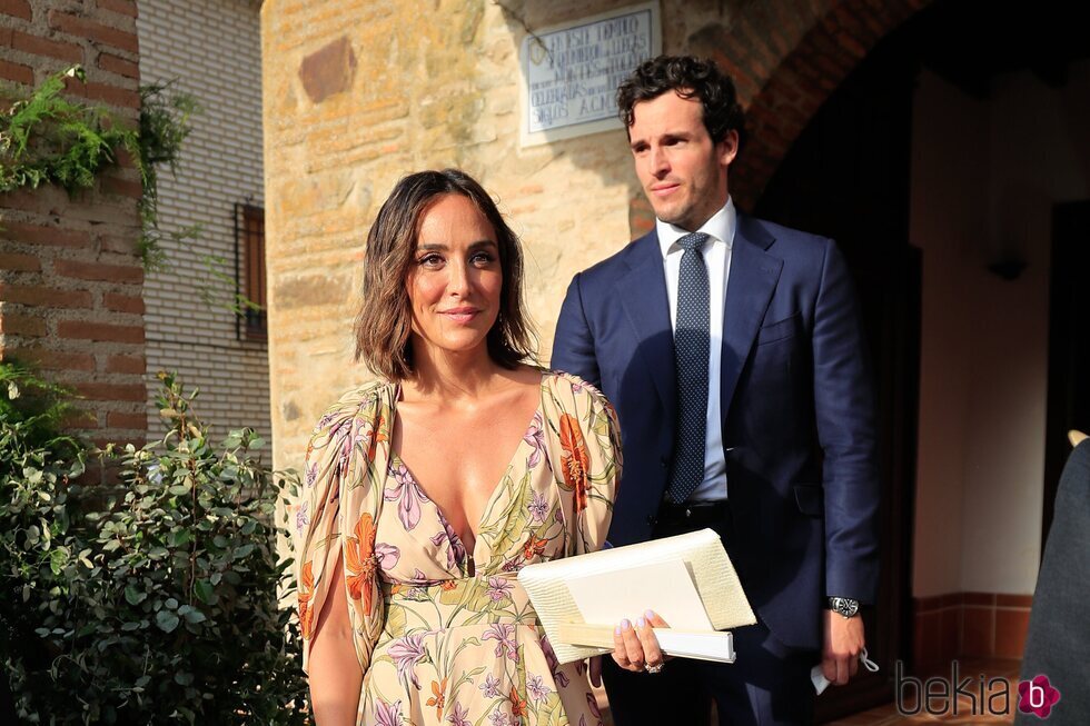 Tamara Falcó e Íñigo Onieva en la boda de Felipe Cortina y Amelia Millán