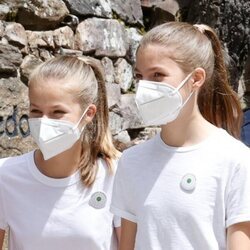 La Princesa Leonor y la Infanta Sofía acuden al acto del programa europeo #UNÁRBOLPOREUROPA en el Hayedo de Montejo