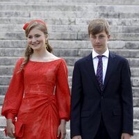 Isabel de Bélgica y Emmanuel de Bélgica en el Día Nacional de Bélgica 2021