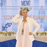 Lucía Dominguín en el primer programa de 'La última cena'