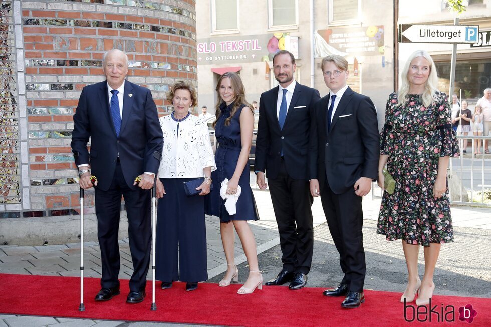 La Familia Real Noruega en el homenaje nacional por el décimo aniversario de los atentados de Oslo y Utøya