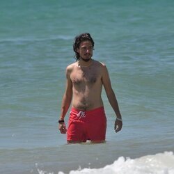 Kiki Morente disfrutando de las playas de Cádiz