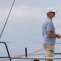 El Rey Felipe en el primer día de regatas de la Copa del Rey de Vela 2021