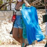 Rocío Flores, en Ibiza cargada con varios atuendos